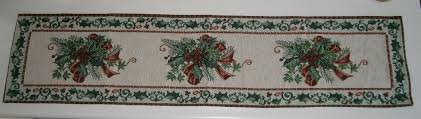 NWT Happy Holidays Christmas Tapestry Runner 12.75" x 54 ...