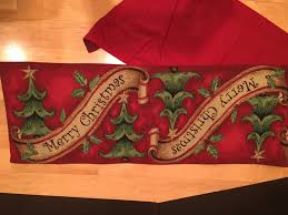 Colorful Christmas Tapestry Runner, Vintage 70” - Etsy