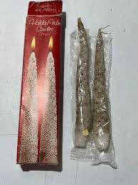 VINTAGE CHRISTMAS HOLIDAY TAPER CANDLES MIXED LOT 5 CANDLES UNUSED | eBay