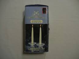 VINTAGE COUNTRY ELEMENTS CRYSTAL CANDLEHOLDERS SET OF TWO | eBay