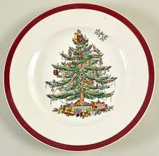 Spode, Christmas Tree (Thick Red Wine Trim) | Replacements, Ltd.