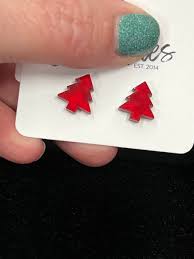 Christmas Tree Stud Earrings – Jenny Pearl's Boutique