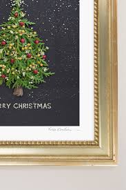 "Merry Christmas" Flower Print - Sister Golden