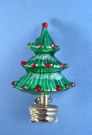 VINTAGE CHRISTMAS SMALL TREE WITH RED ORNAMENTS PIN VGC | eBay