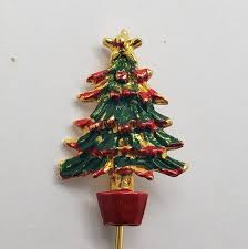 Vintage Christmas Holiday Lot 3 Pair Enamel Costume Earrings ...