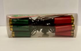 Vintage Christmas Jingle Bells Shell Lights 8 Feet 20 Lights ...