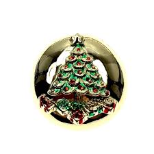 Christmas Tree Brooch / Holiday Jewelry - Etsy