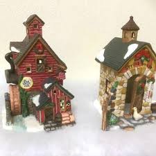 Village Spring House & Old Grist Mill Holiday Time - Etsy
