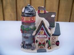 Vintage Holiday Ceramic Barn Christmas Village Houses | eBay