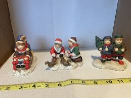 Christmas People For Villages Or Table Decorations With ...