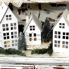 Village Houses - Set of 3 - DIY Wood Decor – The Rust ...