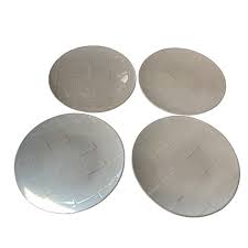 Set of 4 Pier 1 Cubic off white heavy solid stoneware 11 ...