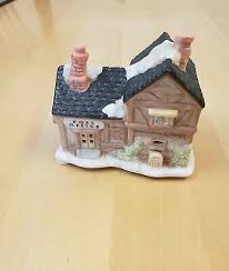 Porcelain Bisque - Miniature Olde Town Village - Post Office ...