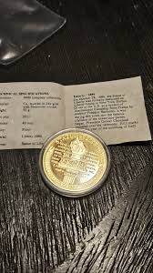 Liberty 1886 Coin Statue Of Liberty Copper Gold Plated American Mint | eBay