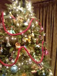 Crochet Rope Garland - 14 Feet - Red- Christmas Tree Garland ...