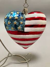 2001 Christopher Radko Brave Heart Hand Blown Glass Ornament - Etsy