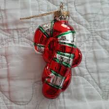 Glass Candy Cane Ornament Christmas Holiday | eBay