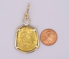 Vintage Escudo "Doubloon" 22k Replica Coin & Lab Grown ...