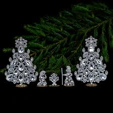 Vintage Christmas Decoration - Mary, Joseph, Baby Jesus and ...