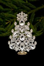 Bold Christmas Tree for $315 | Clear | Luxury Czech Jewelry