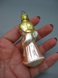 Vintage 90s Christborn Victorian Angel German Glass ...