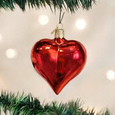 Large Shiny Red Heart Ornament | Old World Christmas™