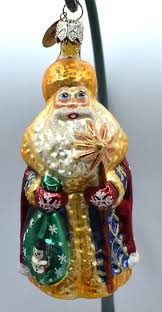 Christopher Radko Petite St Petersbug Santa Claus Glass Christmas Ornament, Glass Ornament, Radko Christmas Tree Ornament - Etsy