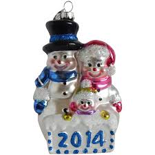 Christopher Radko Snow People Christmas Ornament. For Sale ...