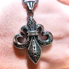 Fleur De Lis Necklace, Royal Lily, Pendant Necklace ...