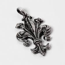 Silver pendant Florence lily