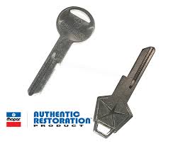 Mopar Restoration Key Blank Set