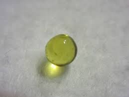 Dominican Blue Amber Bead Natural Authentic Sphere Gemstone ...