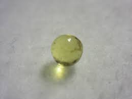 Dominican Blue Amber Bead Natural Authentic Sphere Gemstone ...