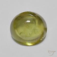 1.69ct Natural Warm Forest Green Sphene, Oval, Transparent