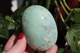 Chrysoprase Polished Palm Stone the Truth Crystal Polished ...