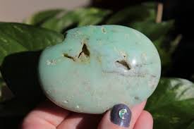 Chrysoprase Polished Palm Stone the Truth Crystal Polished ...