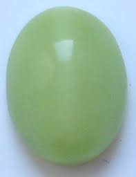 8x6mm (2195) Glass Lime Green Moonstone Oval Cabochon – MrStones