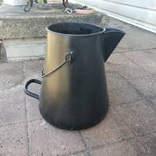 Large Antique Primitive Cowboy Chuck Wagon Coffee Pot Pour ...