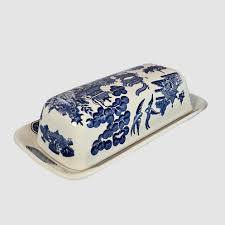 Blue Willow Butter Dish - Etsy