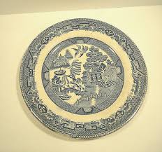 Edge Malkin & Co Blue Willow Dinner Plate | eBay