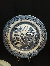 Churchill England "Blue Willow" Pattern 10" Dinner Plates ...