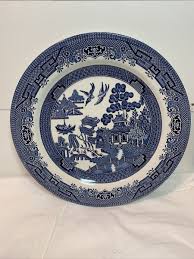 Churchill England Blue Willow Dinner Plate Single One ...