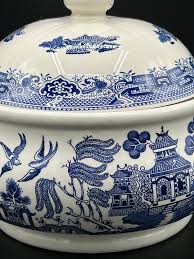 Blue Willow by Churchill England - Handled Casserole Dish ...