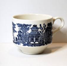 Vintage CHURCHILL England Blue Willow Replacement Tea Coffee ...