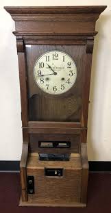Sold at Auction: Antique Cincinnati Time Recorder Co Time Clock