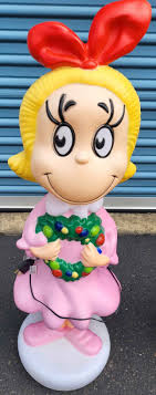 Very desirable Grinch & Cindy Lou 36" blow molds. Every blow ...