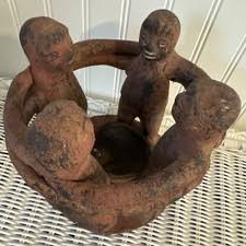 Circle Of Friends Candle Holder In Collectible Mexican Pottery for sale | eBay