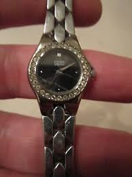 VINTAGE LADIES' CITIZEN ELEGANCE WATCH WITH CRYSTALS - BBA ...