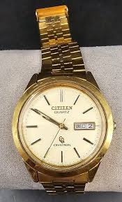 Vintage mens Citizen Crystron quartz watch | Mercari