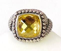 QVC Tiffany Kay Studio Sterling Silver Rock Crystal Quartz Gemstone Ring Size 5 | eBay